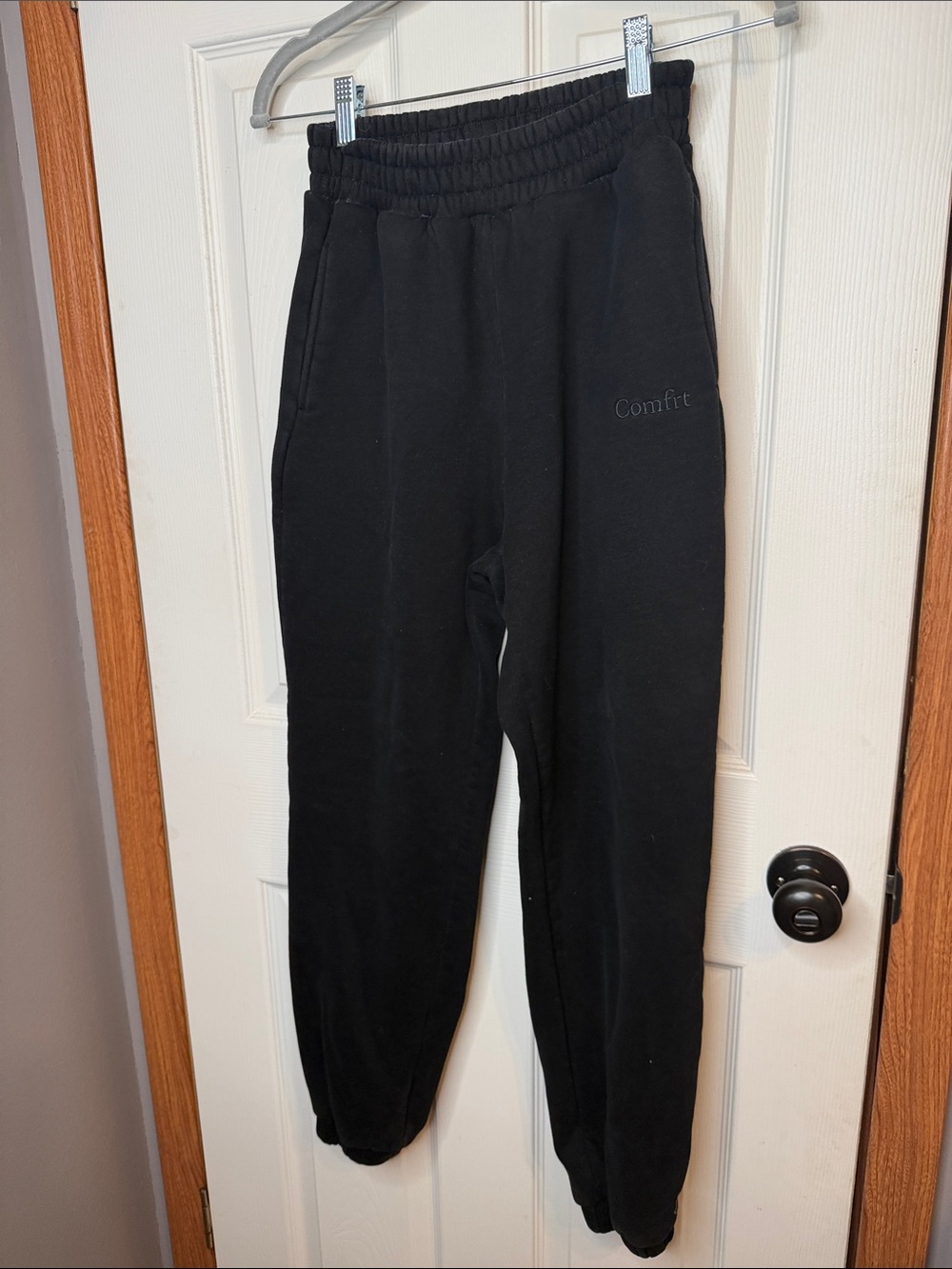 Black Tranquil  Track Joggers - Comfrt Women's Sweatpants weighted Amazing !!!!